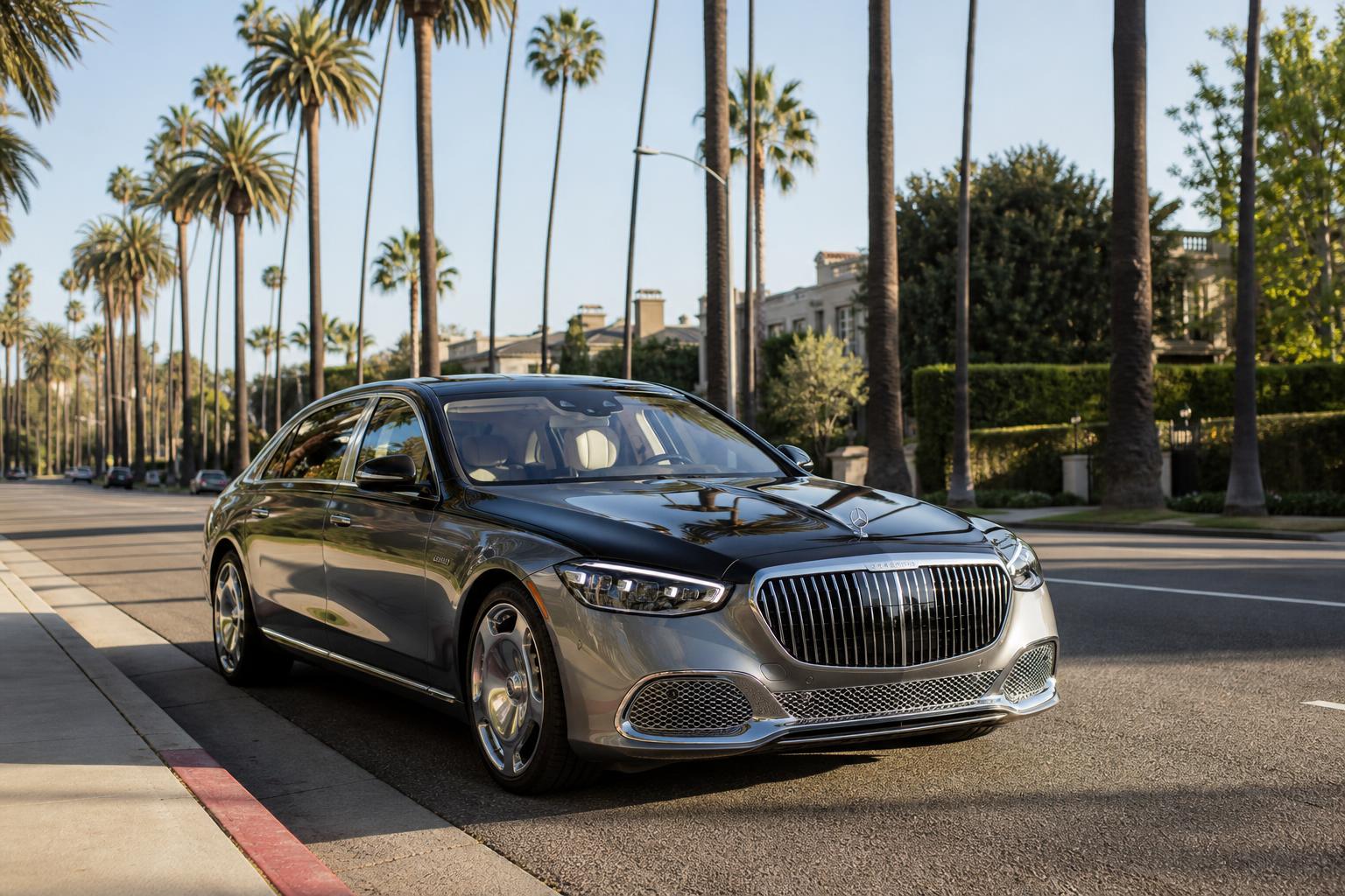 2025 Mercedes-Maybach S680 in Obsidian Two-Tone