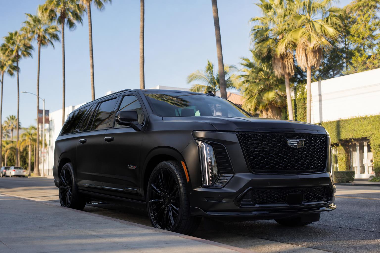 2025 Cadillac Escalade-V ESV in Satin Black