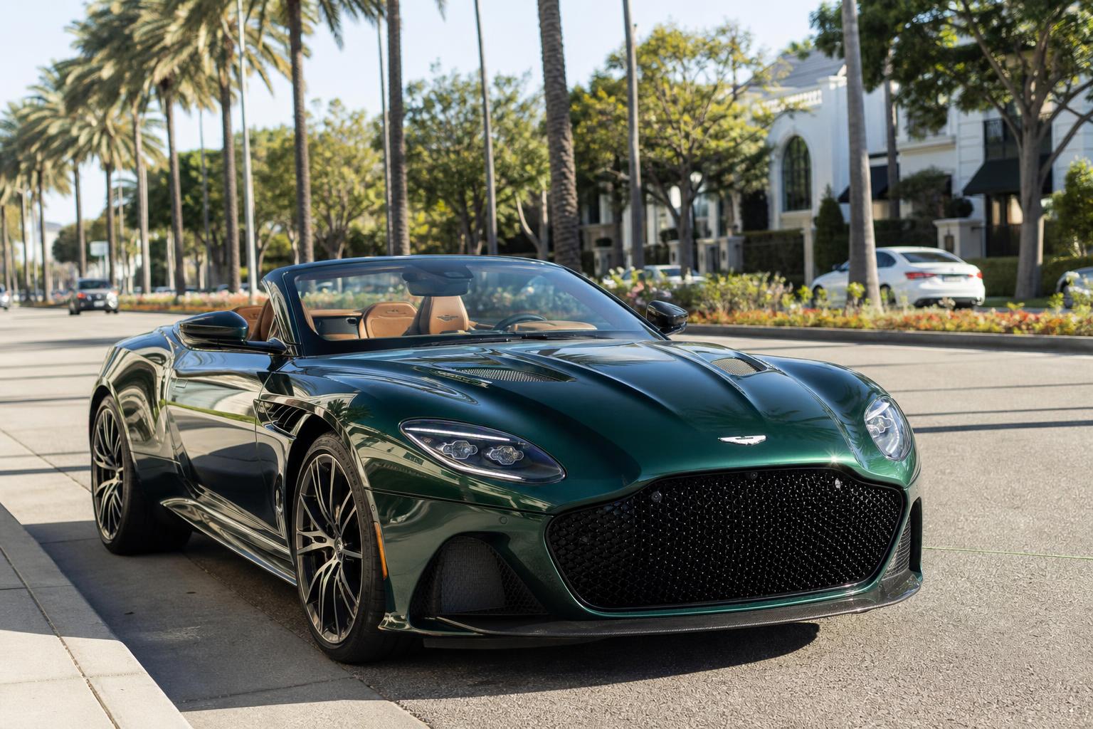 2024 Aston Martin DBS Volante in British Racing Green