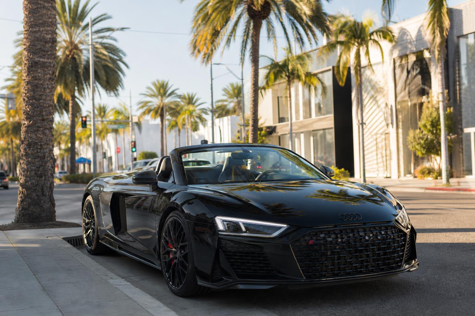 2024 Audi R8 V10 Performance Spyder in Mythos Black
