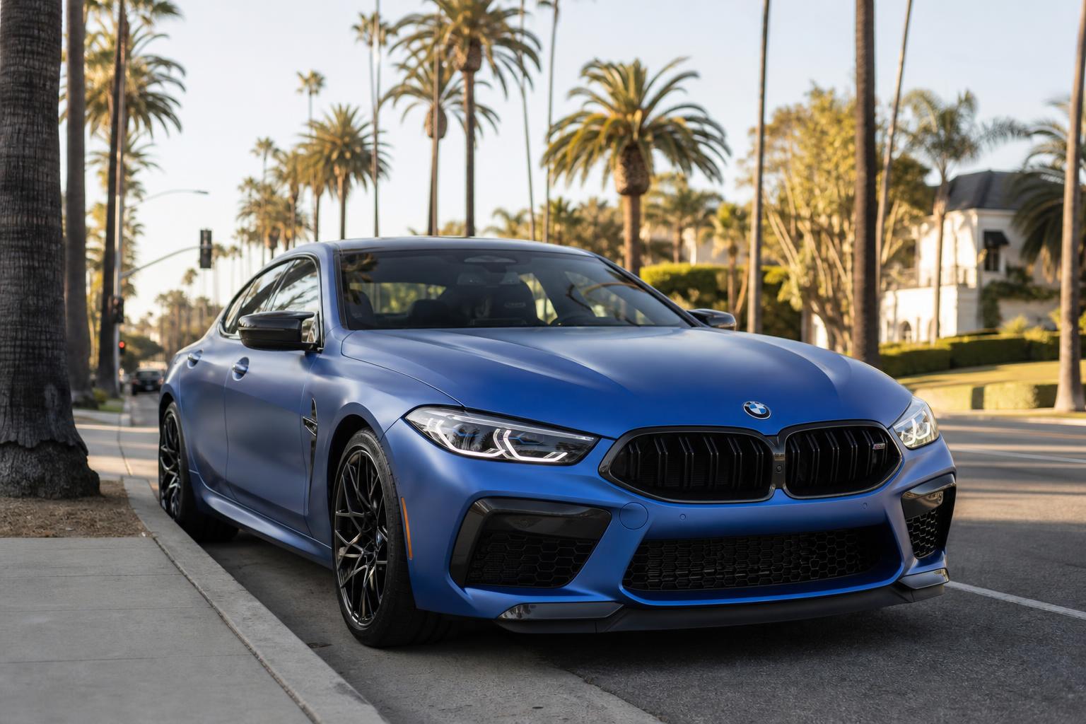 2025 BMW M8 Competition Gran Coupe in Frozen Sonic Blue