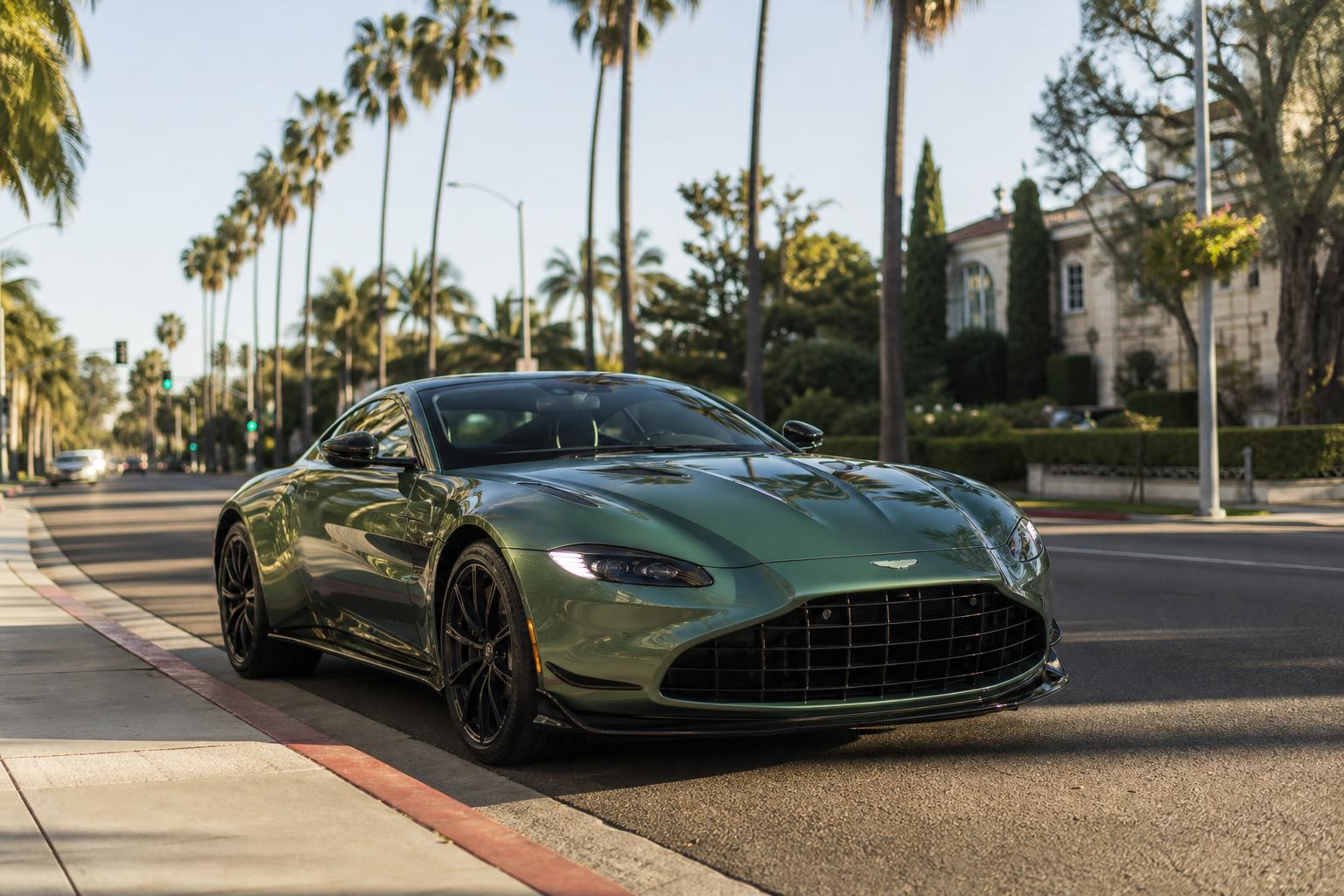 2025 Aston Martin Vantage V8 in Podium Green